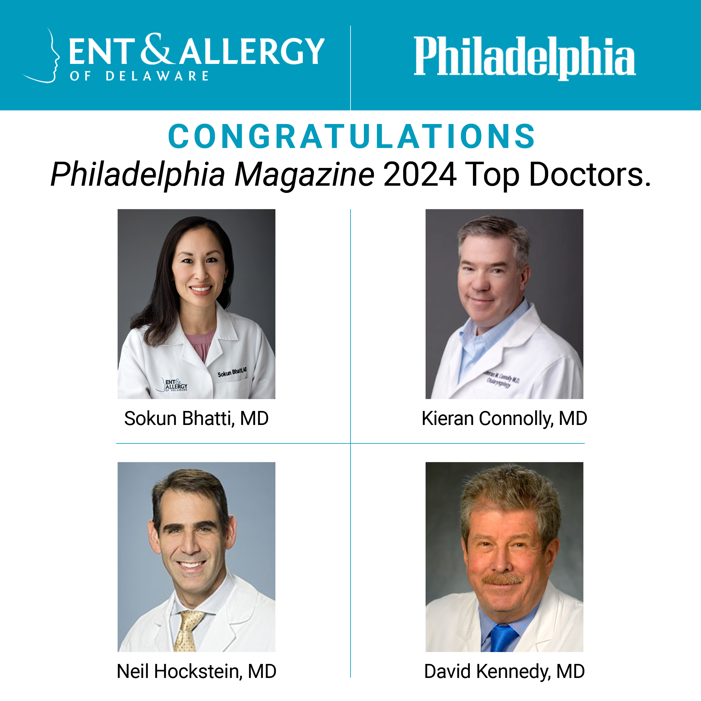 Featured image for “Congratulations to our 2024 Philadelphia Magazine Top Doctors.”